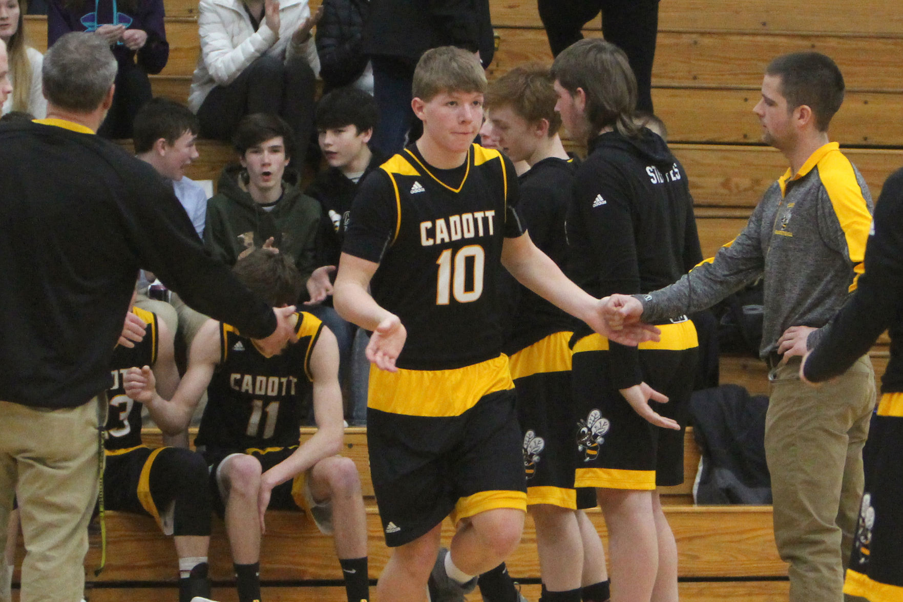 Cadott at McDonell boys basketball 1-15-19